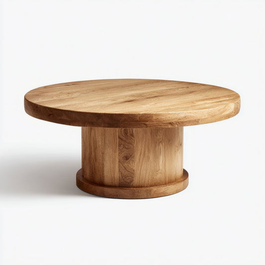 Eettafel van massief eikenhout voor de eetkamer - 75 x 75 x 30