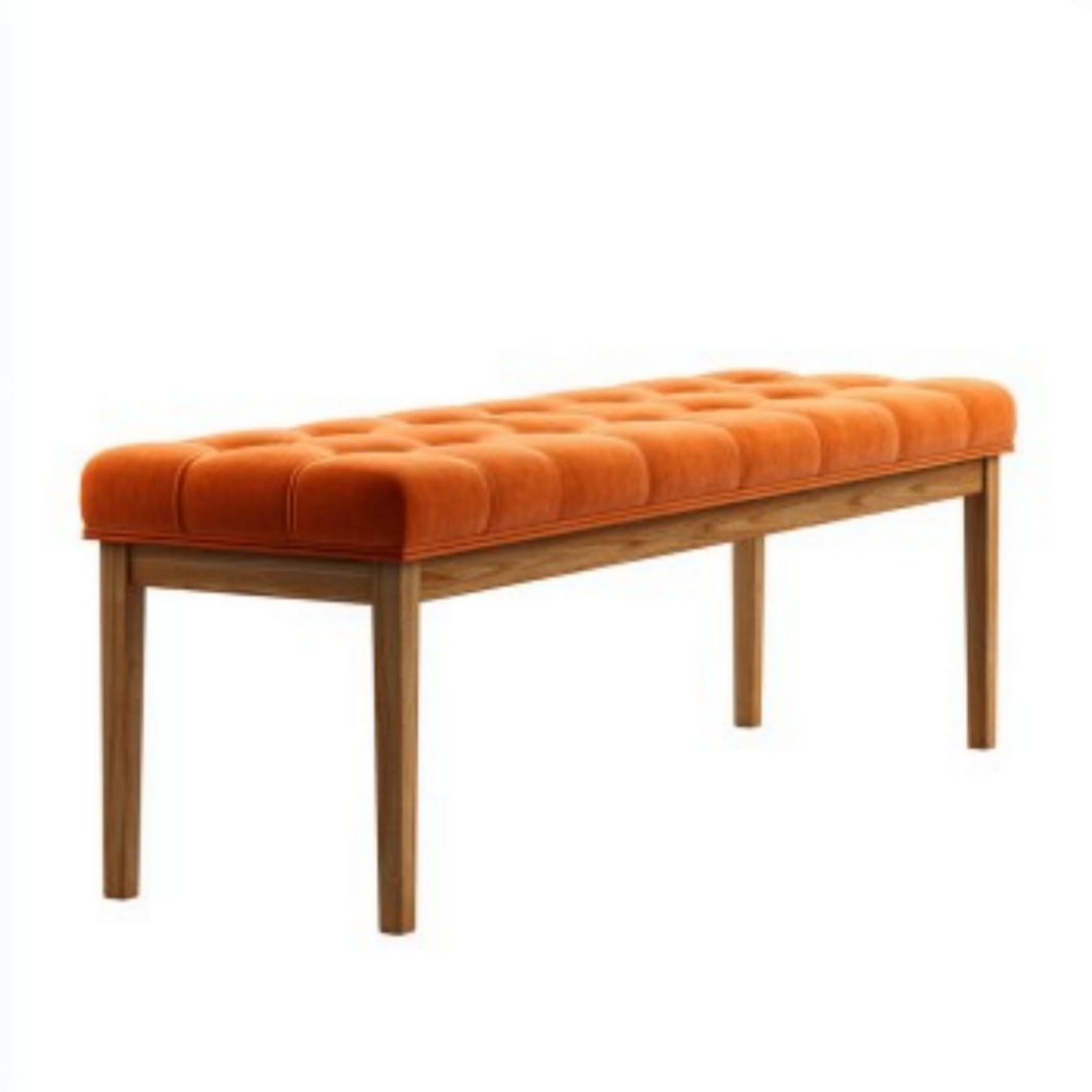 Bank van textiel voor de inrichting van de eetkamer - 120 x 40 x 45